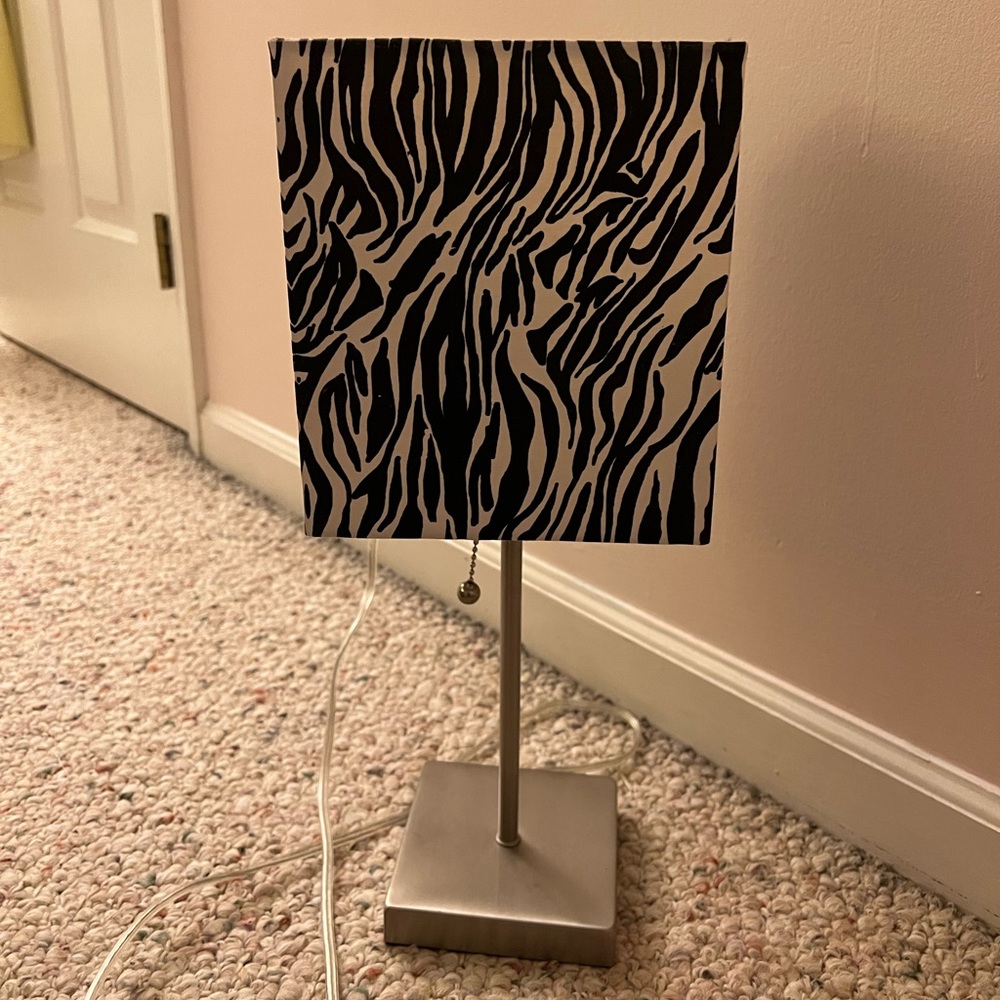 Square Leopard Lamp